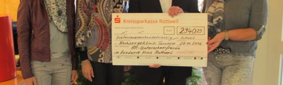 Arbeitskreis der Unternehmerfrauen im Handwerk aus Rottweil, 2.940,25 Euro