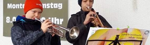Musikalische Spende von Jannik Häuptle und Henry Fehrenbach, 200,00 Euro