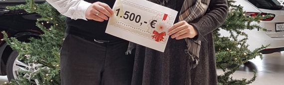 Autohaus Tiefert – Spenden statt Geschenke, 1.500,00 Euro