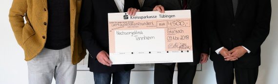 Spende der Gemeinde Starzach, 4.500,00 Euro
