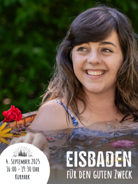 Charity-Eisbaden_Erinnerung Frau beim Eisbaden für den guten Zweck