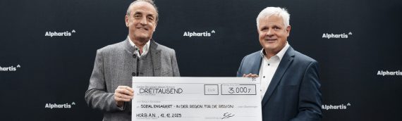Alphartis Stiftung – „In der Region. Für die Region.“: 3.000,00 €