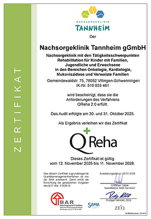 Scan des Zertifikates