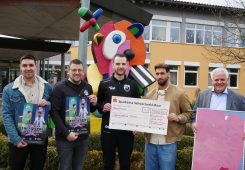 Benefizspiel am Weltkrebstag – Herr Tevfik Ceylan und Herr Oliver Rösch: 9.000,00 €